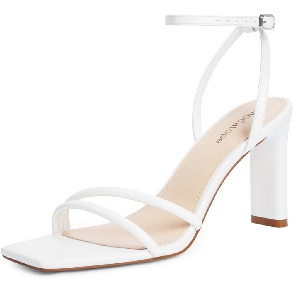 NEW Women’s Modatope Strappy Heeled Sandals - Picture 5 of 5